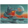 Educa - Puzzle 1000 pièces - Planète de feu et de glace - Avec colle spéciale Fix Puzzle®