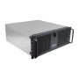 Unykach UK51918 Boîtier Rack 19 Pouces 4U Serveur ATX Noir/Argent