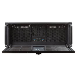 Unykach UK51918 Boîtier Rack 4U 19 pouces Argent/Noir