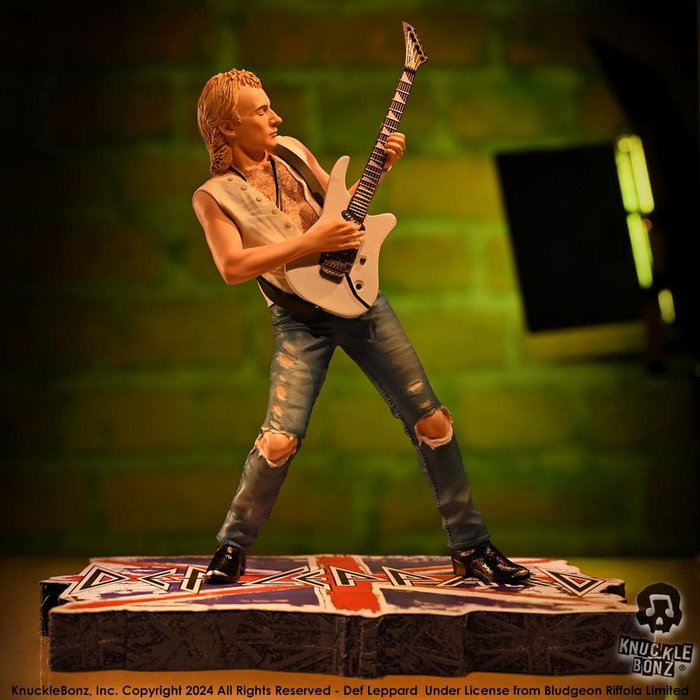 Def Leppard statuette Rock Iconz Phil Collen 24 cm Def Leppard statuette Rock Iconz Phil Collen 24 cm