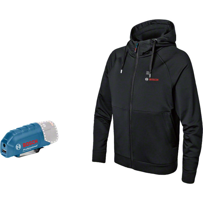 Bosch Professional Veste chauffante GHH 12+18V XA Noir 3XL
