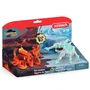 SCHLEICH 70826 - Figurines Duo Pieuvre de Lave vs Insecte de Glace, Eldrador Creatures, Jouet enfant dès 6 ans