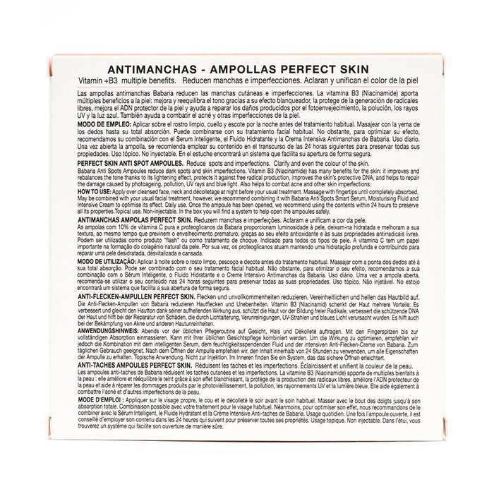 Babaria ANTIMANCHAS Ampollas Perfect Skin 5 x 2 ml