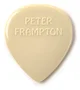 Dunlop Pack de 24 Médiators Peter Frampton Vintage Jazz Teardrop - Blanc