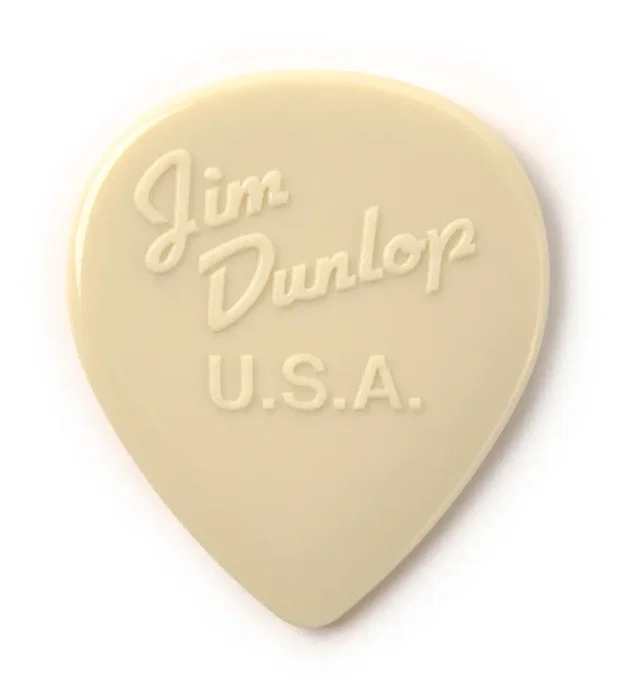 Dunlop Pack de 24 Médiators Peter Frampton Vintage Jazz Teardrop - Blanc