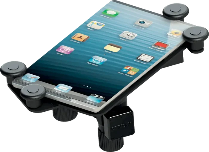 QUIKLOK Soporte Universal pour Tablette Noir Acier Réglable 111-301 mm pour Support Clavier "X" QUIKLOK Soporte Universal pour Tablette Noir Acier Réglable 111-301 mm pour Support Clavier "X"