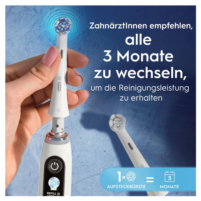 Oral-B Têtes de brosse à dents iO Ultimate Cleaning, Lot de 2, Blanc Oral-B Têtes de brosse à dents iO Ultimate Cleaning, Lot de 2, Blanc