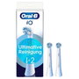 Oral-B Têtes de brosse à dents iO Ultimate Cleaning, Lot de 2, Blanc