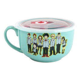 Just Funky Bol Ramen My Hero Academia avec couvercle et anse UA 532 ml