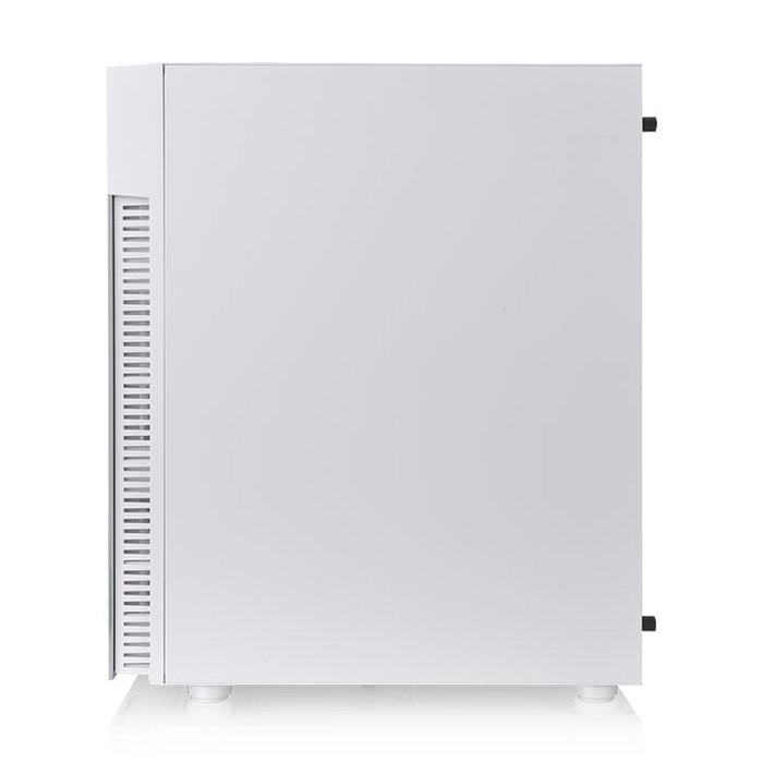 Thermaltake View 200 TG ARGB Snow Boîtier PC moyen tour ATX, blanc avec verre trempé, 3 ventilateurs 120mm ARGB, ports USB 3.0 et audio HD