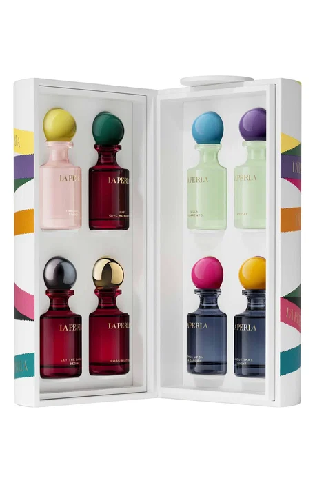 La Perla Collection Discovery, Coffret Découverte de 8 Flacons de 12 ml Eau de Parfum pour Femmes La Perla Collection Discovery, Coffret Découverte de 8 Flacons de 12 ml Eau de Parfum pour Femmes