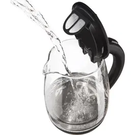 Sencor SWK-1785BK Bouilloire électrique 1.7 L 2200 W, Noir avec arrêt automatique, protection surchauffe, filtre anti-calcaire et socle 360°