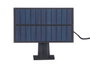 Ibergarden Lampe solaire LED 400 Lm 16x6x16.5 cm Noir/Argent avec détecteur de mouvement IP44 (Set de 6)