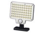 Ibergarden Lampe solaire LED 400 Lm 16x6x16.5 cm Noir/Argent avec détecteur de mouvement IP44 (Set de 6)