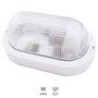 GSC Evolution Applique extérieure ovale blanche en plastique lisse E27