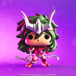 Funko Pop! 809 Figurine Les Chevaliers du Zodiaque Saint Seiya - Andromeda Shun, Chevalier de Bronze avec Armure et Chaînes, 10 cm