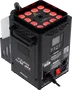 ALGAMLIGHT Machine à Fumée Compacte Verticale LED 1200W avec Télécommande DMX - Noir