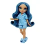 Rainbow High - Junior High - Poupée articulée Skyler (22 cm, Bleue) avec accessoires - Tenue pyjama - A partir de 4 ans