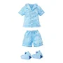 Rainbow High - Junior High - Poupée articulée Skyler (22 cm, Bleue) avec accessoires - Tenue pyjama - A partir de 4 ans