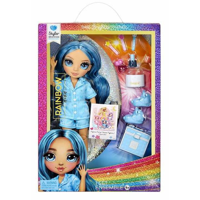 Rainbow High Poupée Skyler Junior High Pyjama Party - Bleue