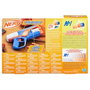 Nerf N Series Agility F8629 Hasbro - Blaster avec Tambour Rotatif de 6 Darts - Version Multilingue (Anglais, Français, Allemand, Italien, Portugais, Espagnol) - Pour 8 Ans et Plus