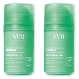 SVR - Déodorant Roll-On Végétal Spirial - 2 Flacons de 50 ml