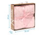 KioKids Couverture Rose avec Étoiles en Relief