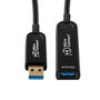 MicroConnect Câble d'extension USB 3.2 Gen 2 A en fibre optique premium, 25m