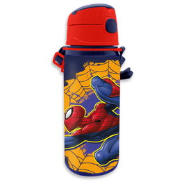 Kids Licensing Gourde Aluminium Spider-Man 600ml avec Anse - Enfant +3 Ans