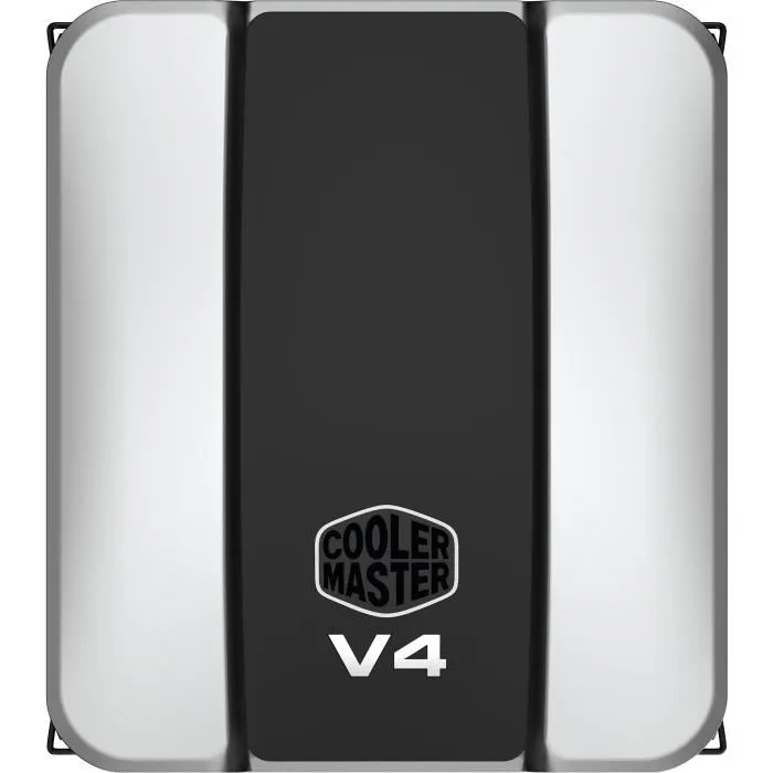Cooler Master V4 ALPHA 3DHP Black - Ventirad CPU avec technologie 3DHP, double ventilateur 120mm, compatibilité Intel LGA1700/1200 et AMD AM5/AM4, noir, 161 mm