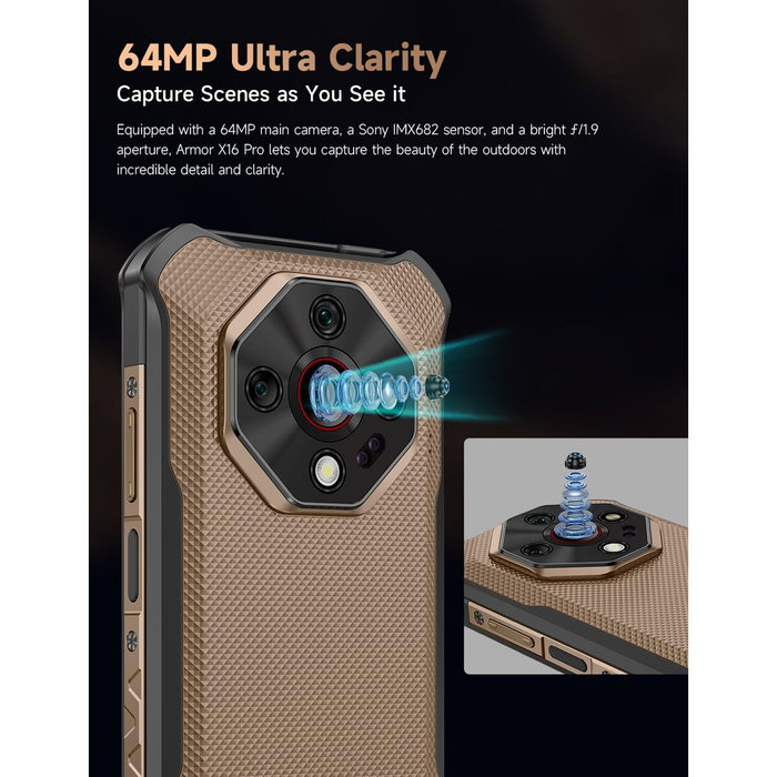 Smartphone Ulefone ARMOR X16 PRO 6,56" 8 GB RAM 256 GB