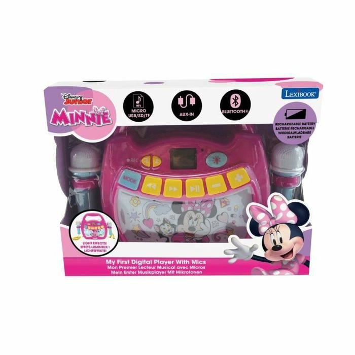 Lexibook Enceinte Bluetooth Minnie Mouse Rose avec 2 Micros Lexibook Enceinte Bluetooth Minnie Mouse Rose avec 2 Micros