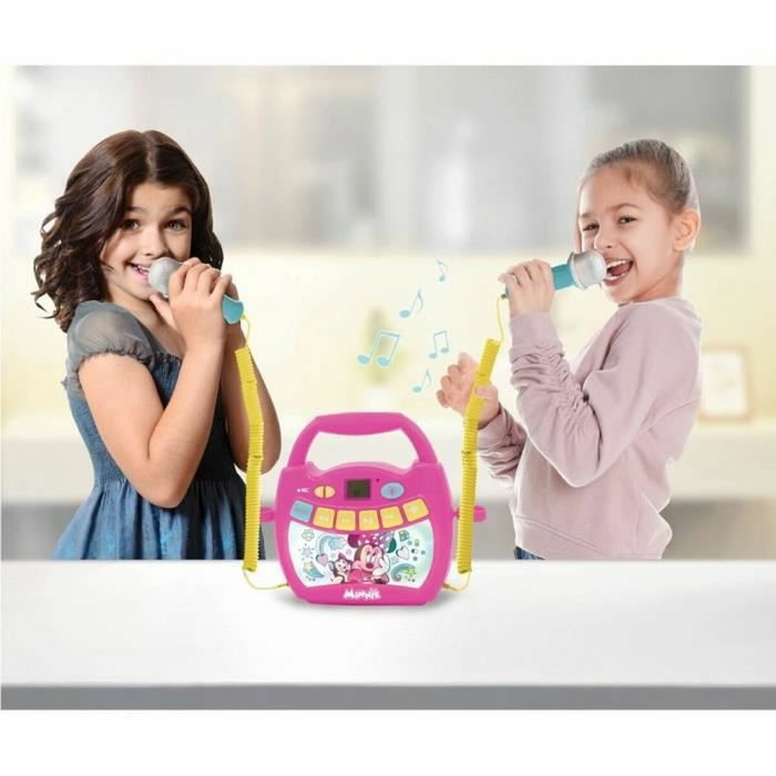 Lexibook Enceinte Bluetooth Minnie Mouse Rose avec 2 Micros Lexibook Enceinte Bluetooth Minnie Mouse Rose avec 2 Micros