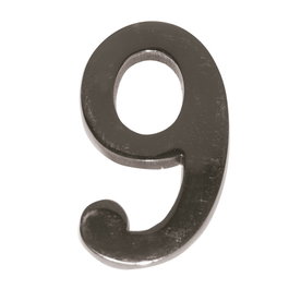 DUVER Chiffre de porte en métal massif 10 cm