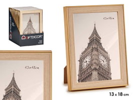 GIFTDECOR Cadre photo Or-Naturel 13x18cm