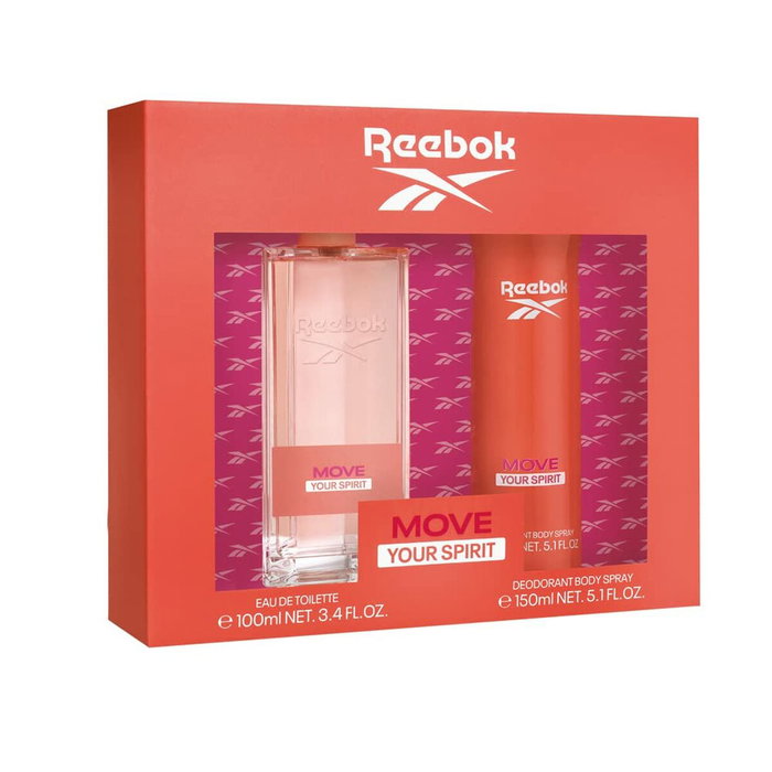 Reebok Essence Femme Lot 2 pièces : Eau de Toilette 100 ml + Déodorant 150 ml Floral Reebok Essence Femme Lot 2 pièces : Eau de Toilette 100 ml + Déodorant 150 ml Floral