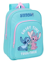 Safta Mochila infantil adapt.carro stitch 26x34x11cm - Sac à dos enfant Stitch, adaptable sur poussette, 26 cm x 34 cm x 11 cm, pour enfant à partir de 3 ans