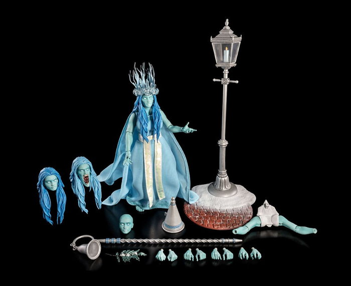 Four Horsemen Toy Design Figura Obscura figurine Ghost of Christmas Past Haunted Blue