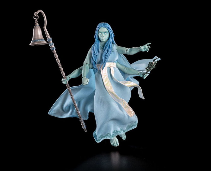 Four Horsemen Toy Design Figura Obscura figurine Ghost of Christmas Past Haunted Blue