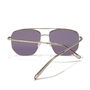 Hawkers CAD Lunettes de soleil aviateur unisexe monture argentée en acier inoxydable