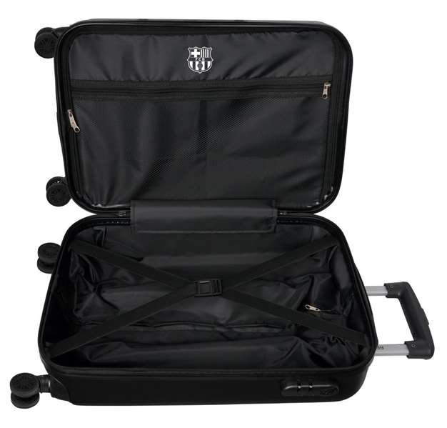 Safta - Valise cabine 20 pouces F.C. Barcelona 3ème équipement, dimensions 34.5 x 55 x 20 cm, pour enfant