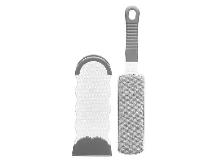 Arte Regal Set Quitapelusa 4 Pièces Gris Plastique 21.5x24x7 cm (Set de 8)
