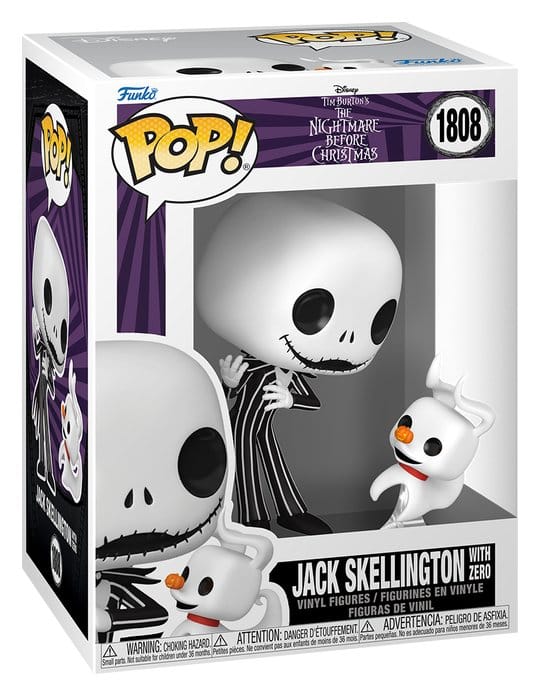 Funko POP! & Buddy Jack Skellington avec Zero - L'Étrange Noël de Monsieur Jack Funko POP! & Buddy Jack Skellington avec Zero - L'Étrange Noël de Monsieur Jack