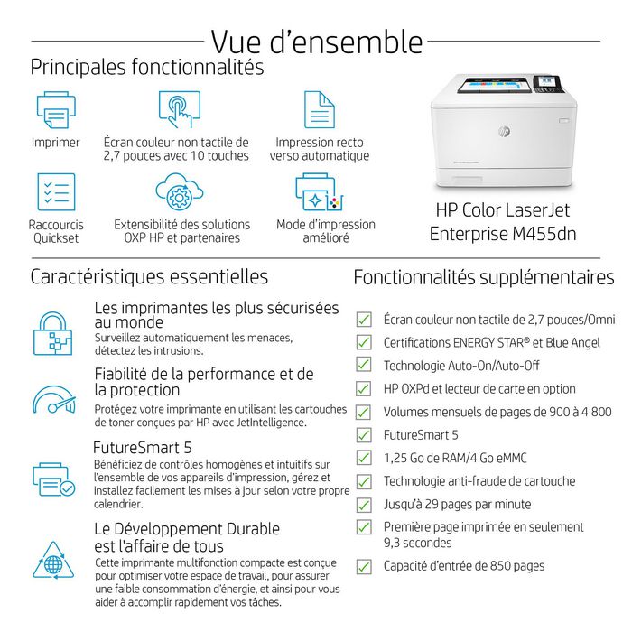 HP Color LaserJet Enterprise M455dn HP Color LaserJet Enterprise M455dn