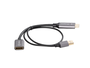 Lanberg Adaptateur HDMI 2.0 vers DisplayPort 4K 18 Gbit/s - Contact Doré, 0.2 m
