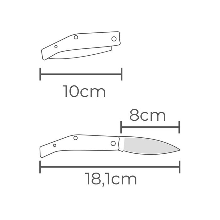 Couteau EDM 08553 Acier inoxydable Plastique 18,1 cm Couteau EDM 08553 Acier inoxydable Plastique 18,1 cm
