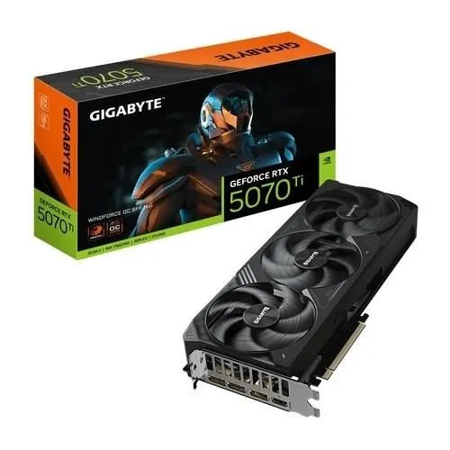 Gigabyte GeForce RTX 5070 Ti WINDFORCE OC SFF 16 Go - Carte graphique interne NVIDIA avec 16 Go de mémoire Gigabyte GeForce RTX 5070 Ti WINDFORCE OC SFF 16 Go - Carte graphique interne NVIDIA avec 16 Go de mémoire