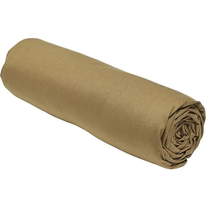 Today - Drap housse bio certifié GOTS et Oeko-Tex - Coton 57 fils/cm² - 180 x 200 cm + 30 cm - Organic Bronze Today - Drap housse bio certifié GOTS et Oeko-Tex - Coton 57 fils/cm² - 180 x 200 cm + 30 cm - Organic Bronze