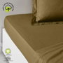 Today Drap housse 180 x 200 cm Organic Bronze, 30 cm de hauteur