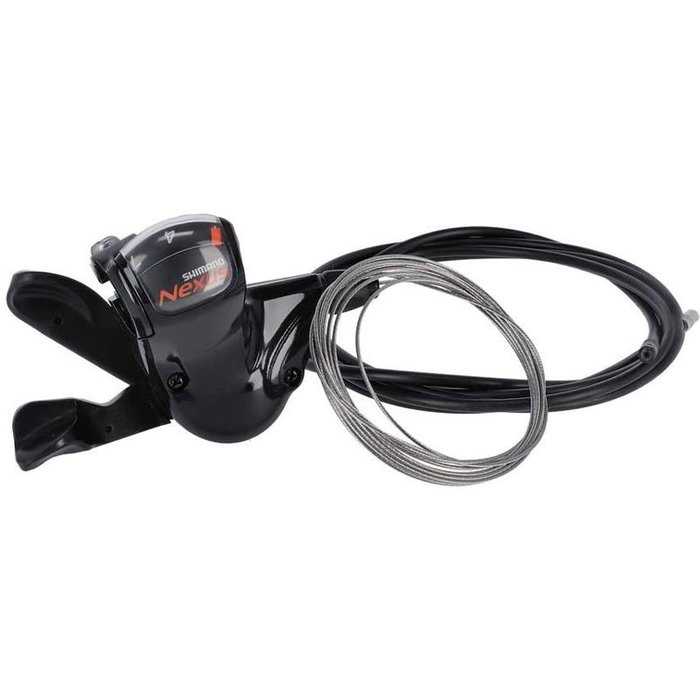 Shimano Nexus SL-7S50 Levier de vitesse droit Rapidfire Plus 7V Noir 1700mm Shimano Nexus SL-7S50 Levier de vitesse droit Rapidfire Plus 7V Noir 1700mm